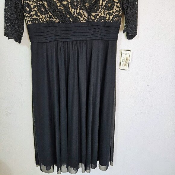Jessica Howard Black Semi-Formal Special Event A-Line Dress Size 1O - Picture 6 of 9